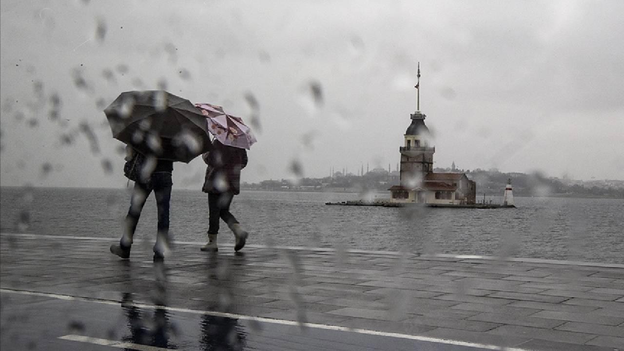 13 İl için Sarı Uyarı: Kuvvetli Yağışa Dikkat