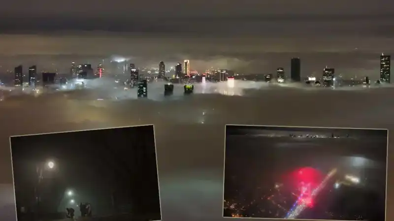 İstanbul'un Tarihi Silüeti: Sisle Kaplı Günlerin Ardından Gökyüzüyle Dans