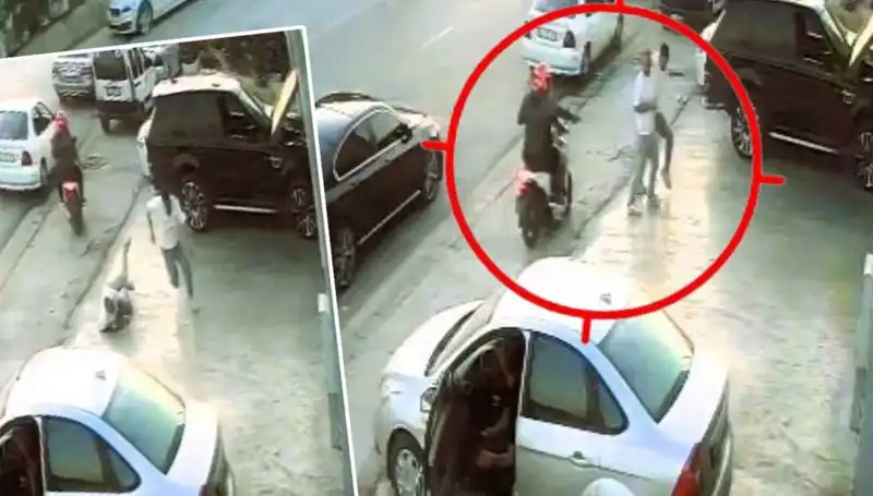 Denizli'de Motosikletli Şahıslar Sokak Ortasında İnfaz Girişiminde Bulundu