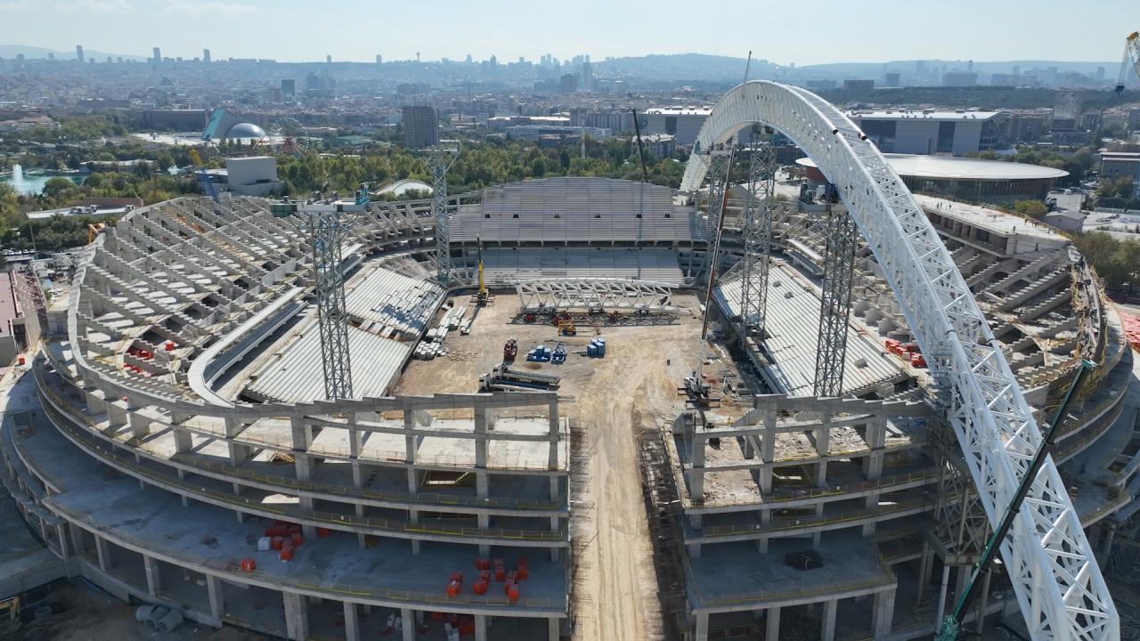 Ankara'nın Yeni Stadyumu Hızla Tamamlanıyor