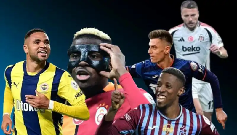 Süper Lig'de Gol Krallığı: Osimhen, Banza ve En-Nesyri'nin Performans Analizi