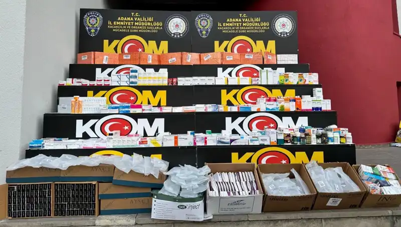 Adana'da Düzenlenen Yasa Dışı İlaç Operasyonu: Sağlık Suçlarına Göz Açtırılmadı