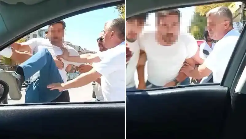 Dolmuş Şoförü Trafikte Rahatsız Edici Olayla Gözleri Üzerine Çekti