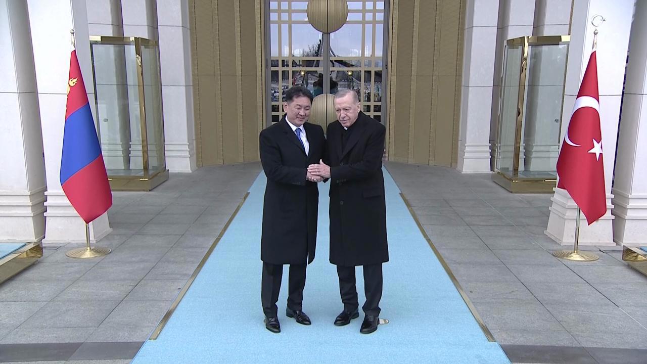 Moğolistan Cumhurbaşkanı Ukhnaa Ankara'ya Resmi Ziyaret Gerçekleştirdi