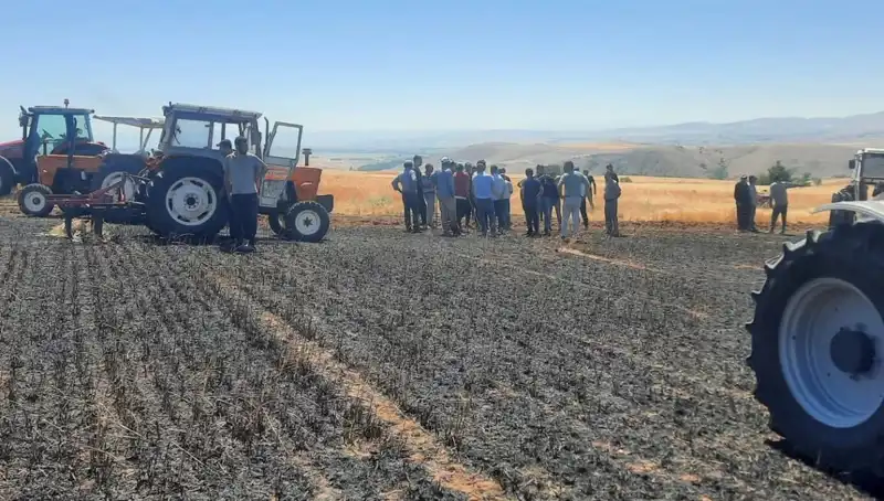 Yozgat'ta Korkunç Yangın: 100 Dönüm Ekili Alan Yok Oldu