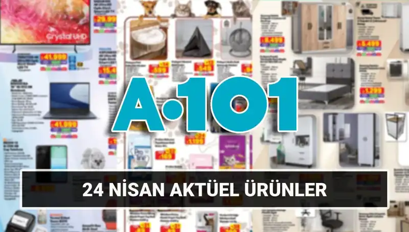 A101’de 24 Nisan Aktüel Kataloğu: Ev Gereçleri ve Daha Fazlası Satışta!