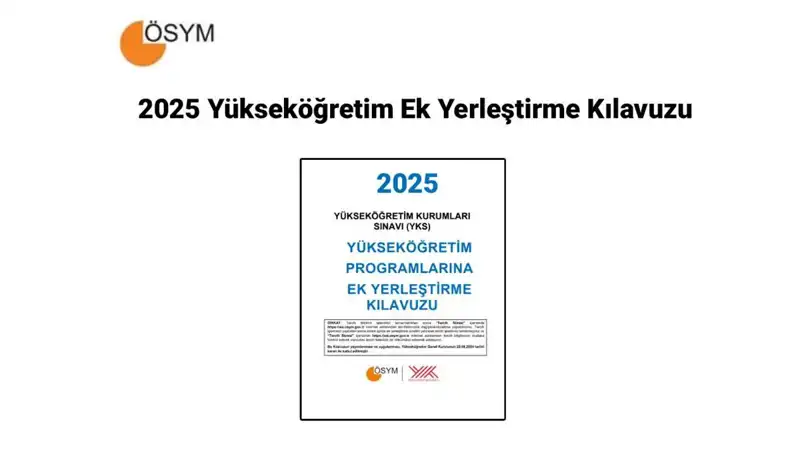 2025 Yükseköğretim Ek Yerleştirme Kılavuzu: Başvuru Süreci ve Kontenjanlar